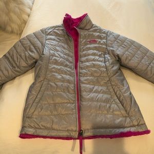 North Face double sided coat